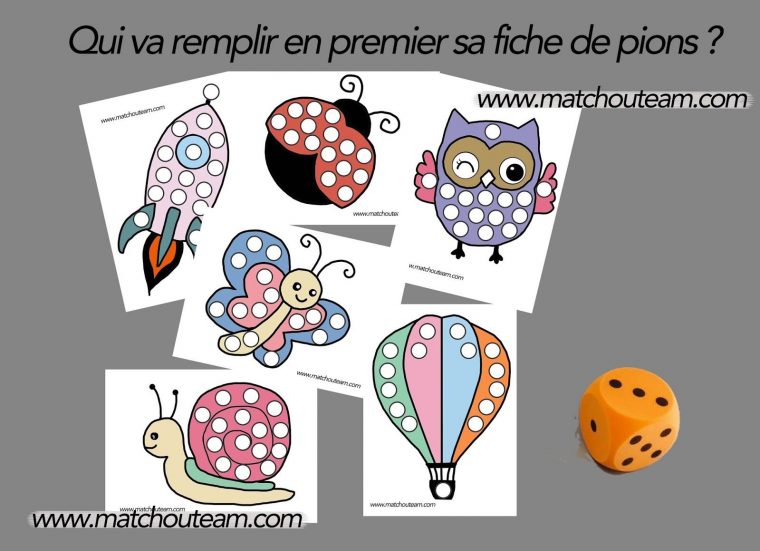 Jeu Sur Le Dénombrement (Ma Tchou Team) | Jeux Maternelle concernant Jeux De Maternelle À Imprimer
