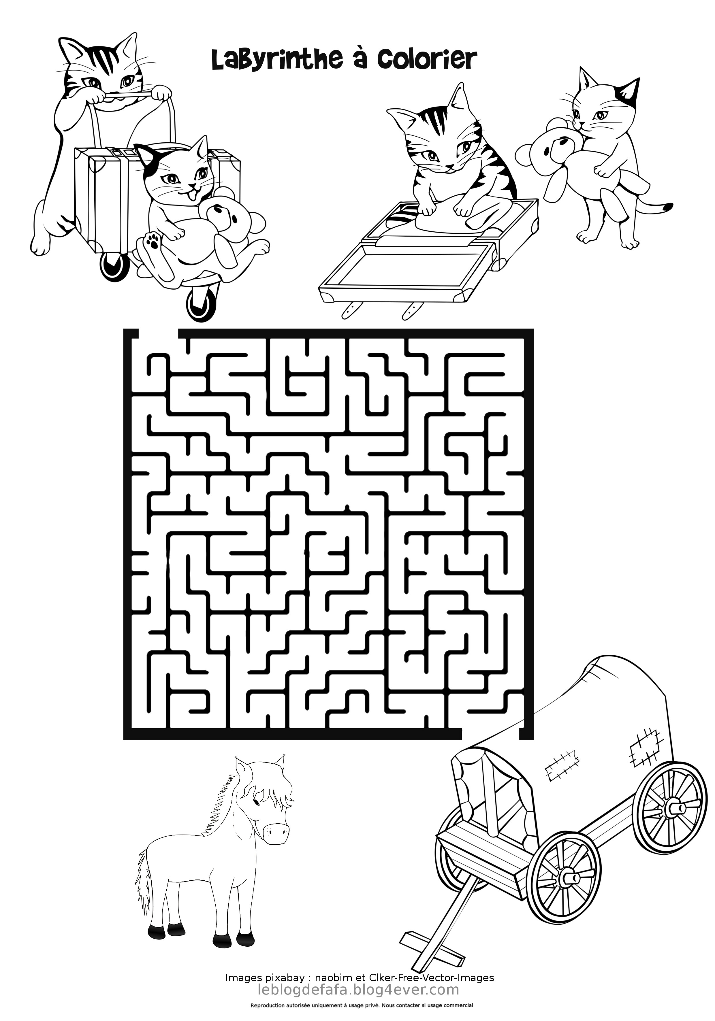 Jeux Chevaux Gratuits À Imprimer : Labyrinthes, Apprendre À pour Labyrinthe Difficile
