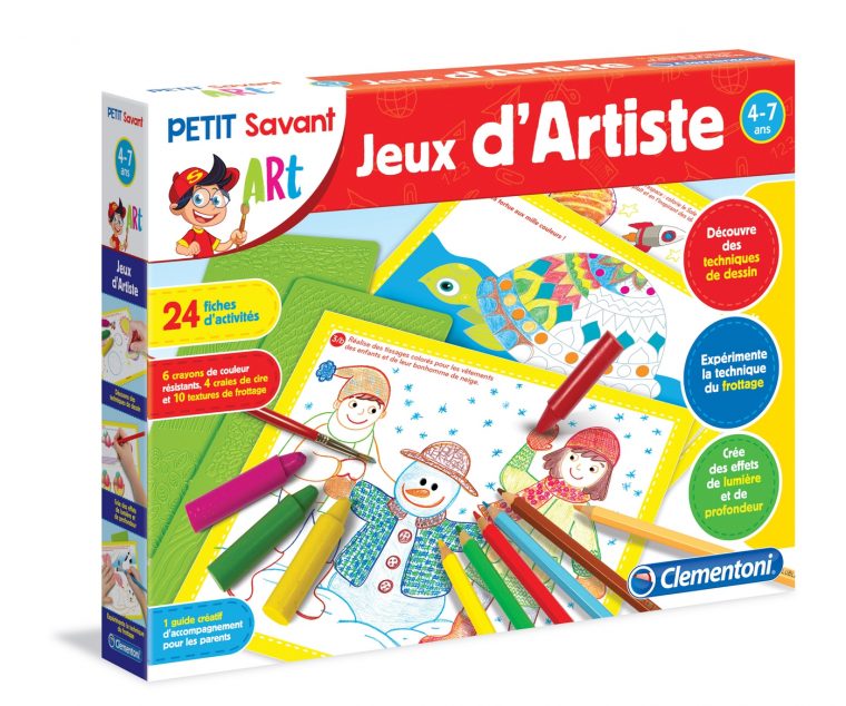 Jeux D'artiste – Clementoni Petit Savant pour Jeux Educatif 4 Ans