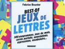 Jeux De Lettres - Fabrice Bouvier - Marabout - Grand Format - Le Hall Du  Livre Nancy destiné Jeux De Lettres Gratuits
