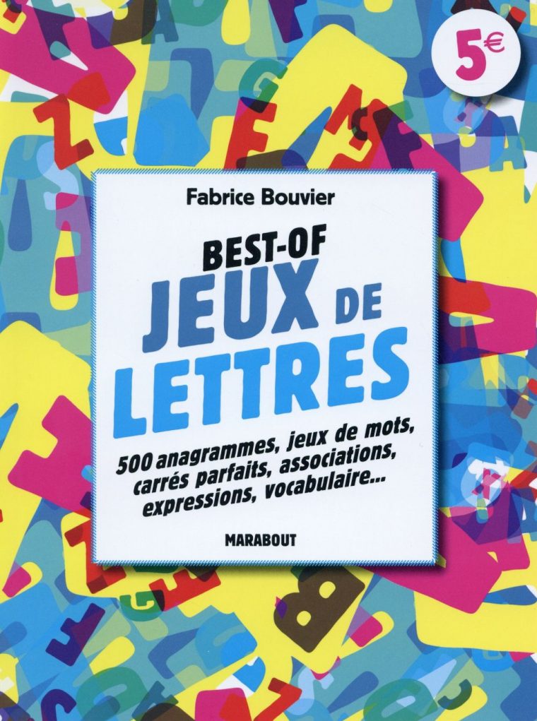 Jeux De Lettres – Fabrice Bouvier – Marabout – Grand Format – Le Hall Du  Livre Nancy destiné Jeux De Lettres Gratuits