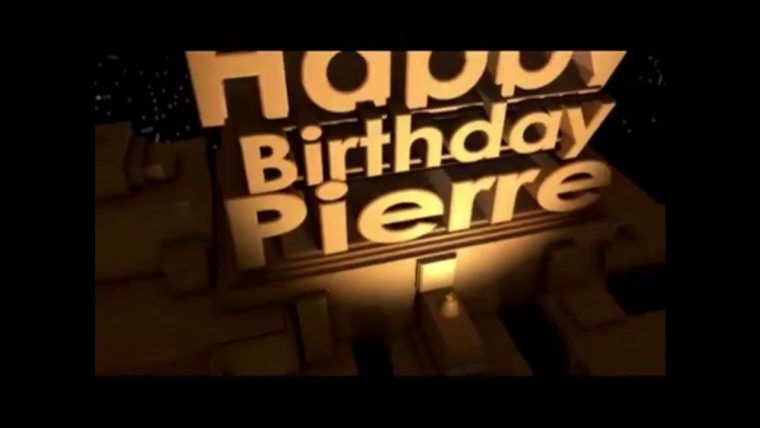 Joyeux Anniversaire Pierre serapportantà Bon Anniversaire Humour Video