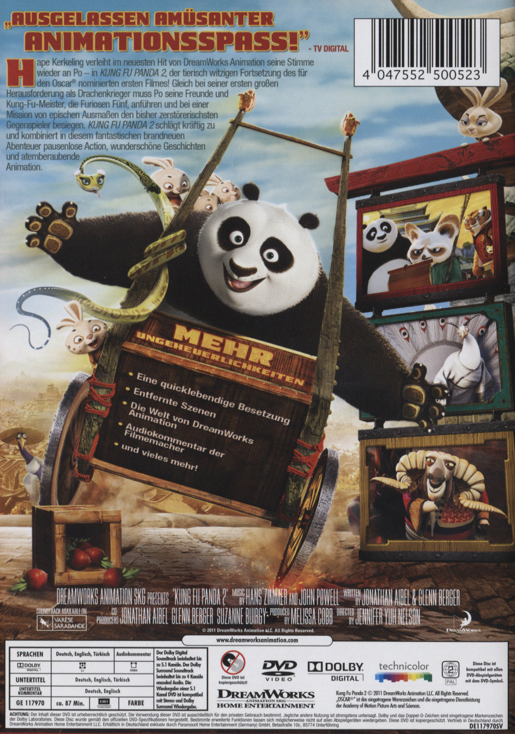 Kung Fu Panda 2 - Filme.de dedans Film D Animation Dreamworks