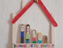 La Famille En Bâtons De Bois Pour La Fête Des Pères [Video] avec Bricolage Avec Baton De Bois