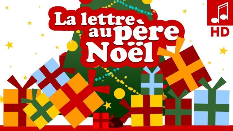 La Lettre Au Pere Noel Chanson De Noël En Français encequiconcerne Chanson Dans Son Manteau Rouge Et Blanc