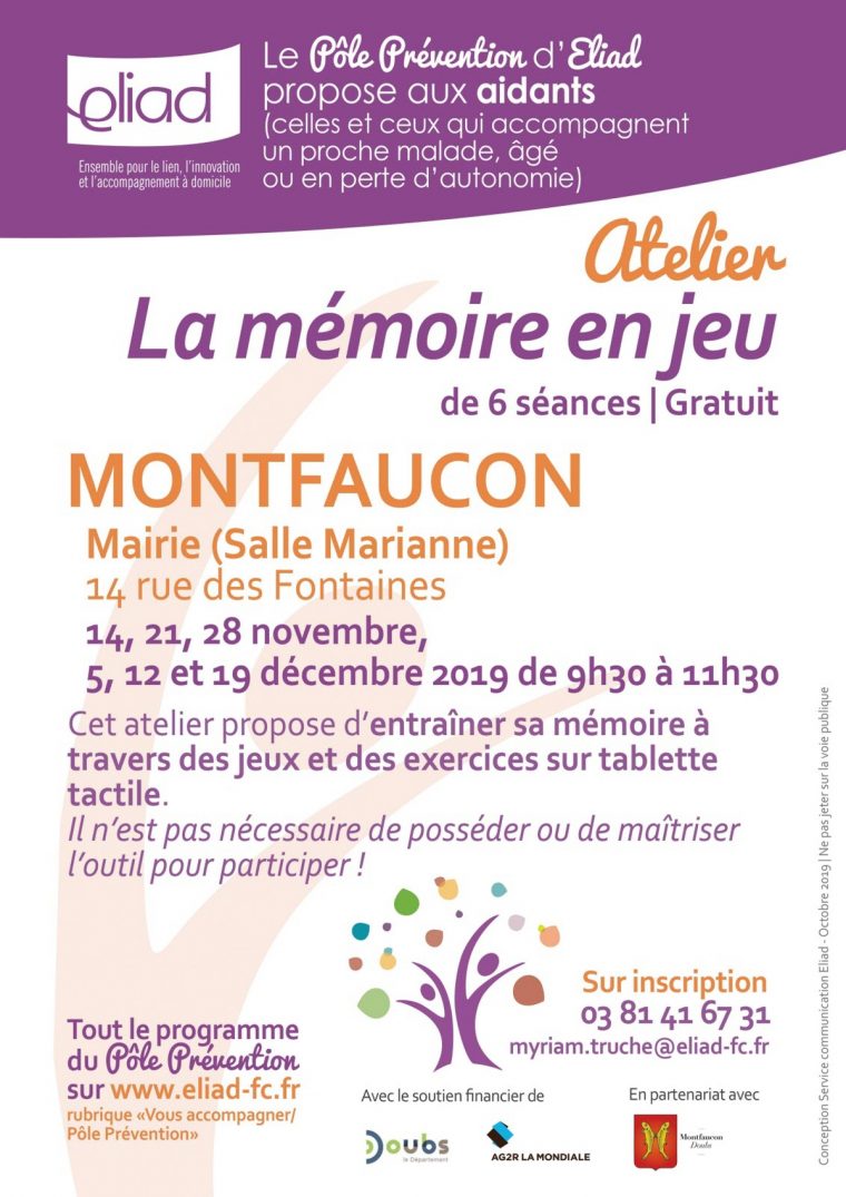 La Memoire En Jeu» : Rencontre, Conference A Montfaucon encequiconcerne Jeu De Memoire Gratuit