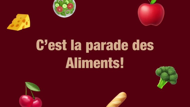La Parade Des Aliments (Chanson Pour Enfants) intérieur Chanson Sur Les Fruits Et Légumes