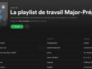La Playlist De Travail Major-Prépa ! (Spotify) - Major-Prépa destiné Retrouver Une Musique Avec Parole
