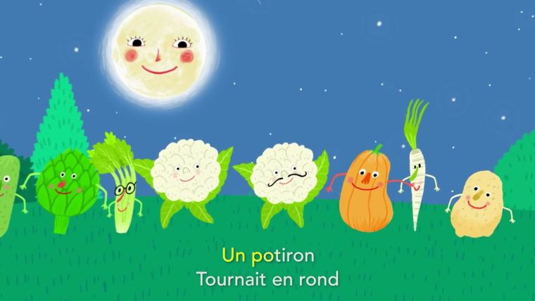 La Ronde Des Légumes Les Chansons De Pinpin Et Lili à Chanson Sur Les Fruits Et Légumes
