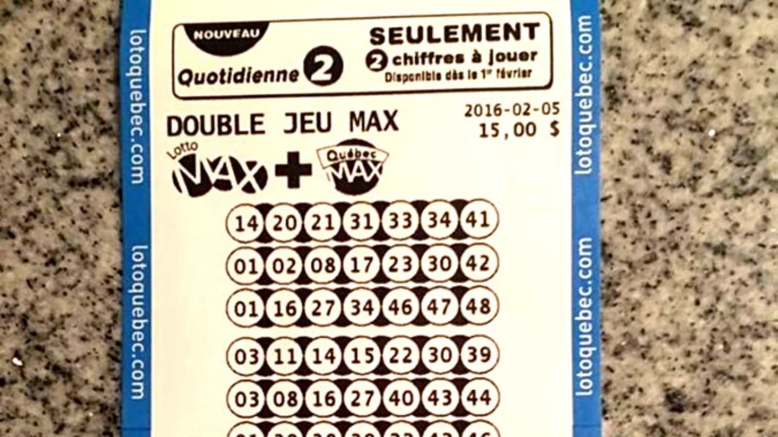 La Vente De Billet De Loterie Dans Les Commerces Permise À destiné Billet À Imprimer Pour Jouer