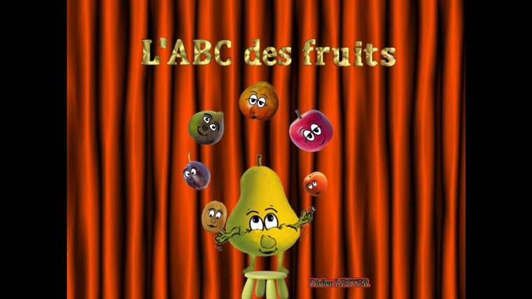 L'abc Des Fruits – Apprendre L'alphabet – Learn French – Chanson Pour  Enfants avec Chanson Sur Les Fruits Et Légumes