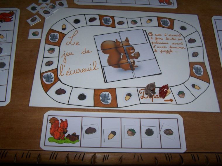 L'automne – Alphas Et Compagnie destiné Jeux De L Écureuil