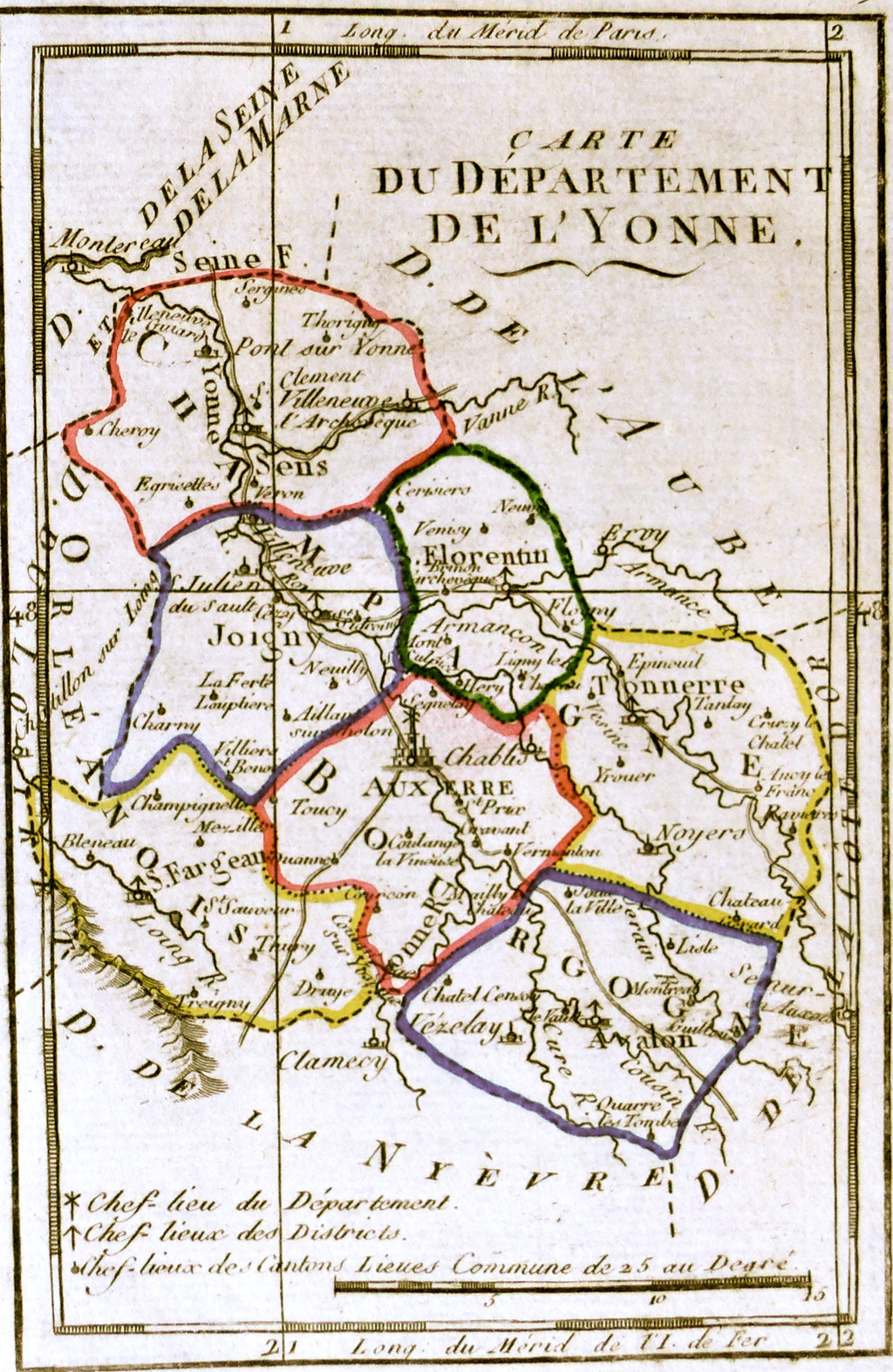 Le 4 Mars 1790, Le Département De L'yonne Était Créé De pour Carte Anciennes Provinces Françaises