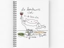 Le Bonheur C'est /ooh La La (French Doodles) | Spiral Notebook tout Bon The Bonheur