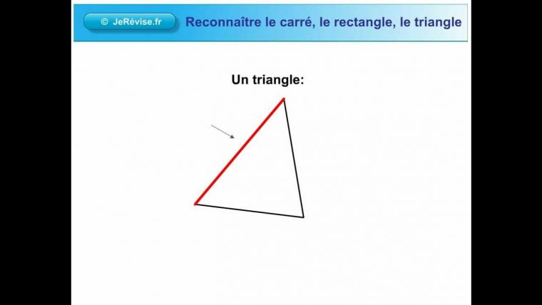 Le Carré, Le Rectangle Et Le Triangle. Leçon De Géométrie Pour Le Cp Et Le  Ce1 destiné Figures Géométriques Ce1