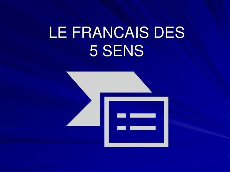 Le Francais Des 5 Sens. – Ppt Télécharger encequiconcerne Fiche Pédagogique Les 5 Sens