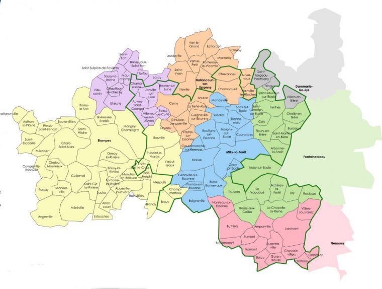 Le Gâtinais, Ancien Comté concernant Carte Anciennes Provinces Françaises