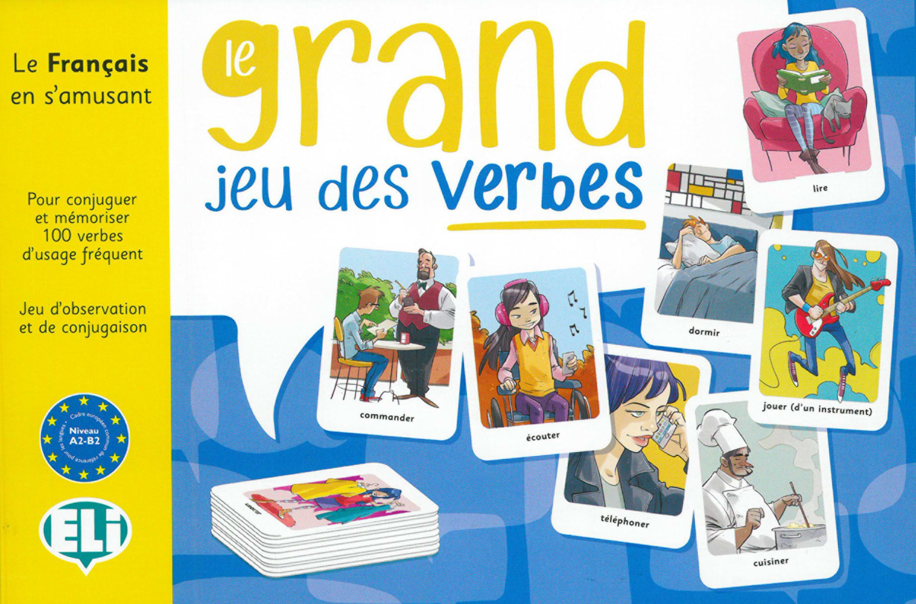 Le Grand Jeu Des Verbes: Spiel Mit 132 Spielkarten | Klett Sprachen à Jeu D Instruments