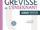 Le Grevisse De L'enseignant - 1000 Exercices De Grammaire à Exercice Cm2 Gratuit