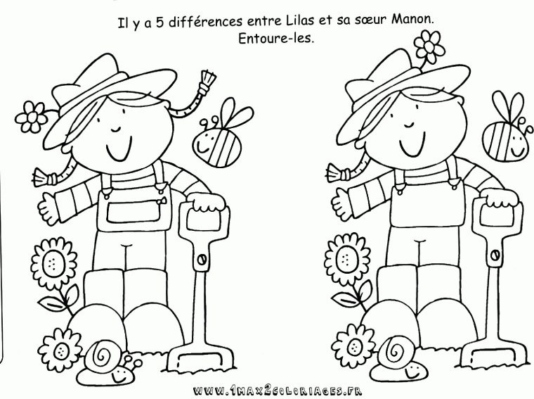 Le Jeu Des 7 Erreurs dedans Les 5 Differences