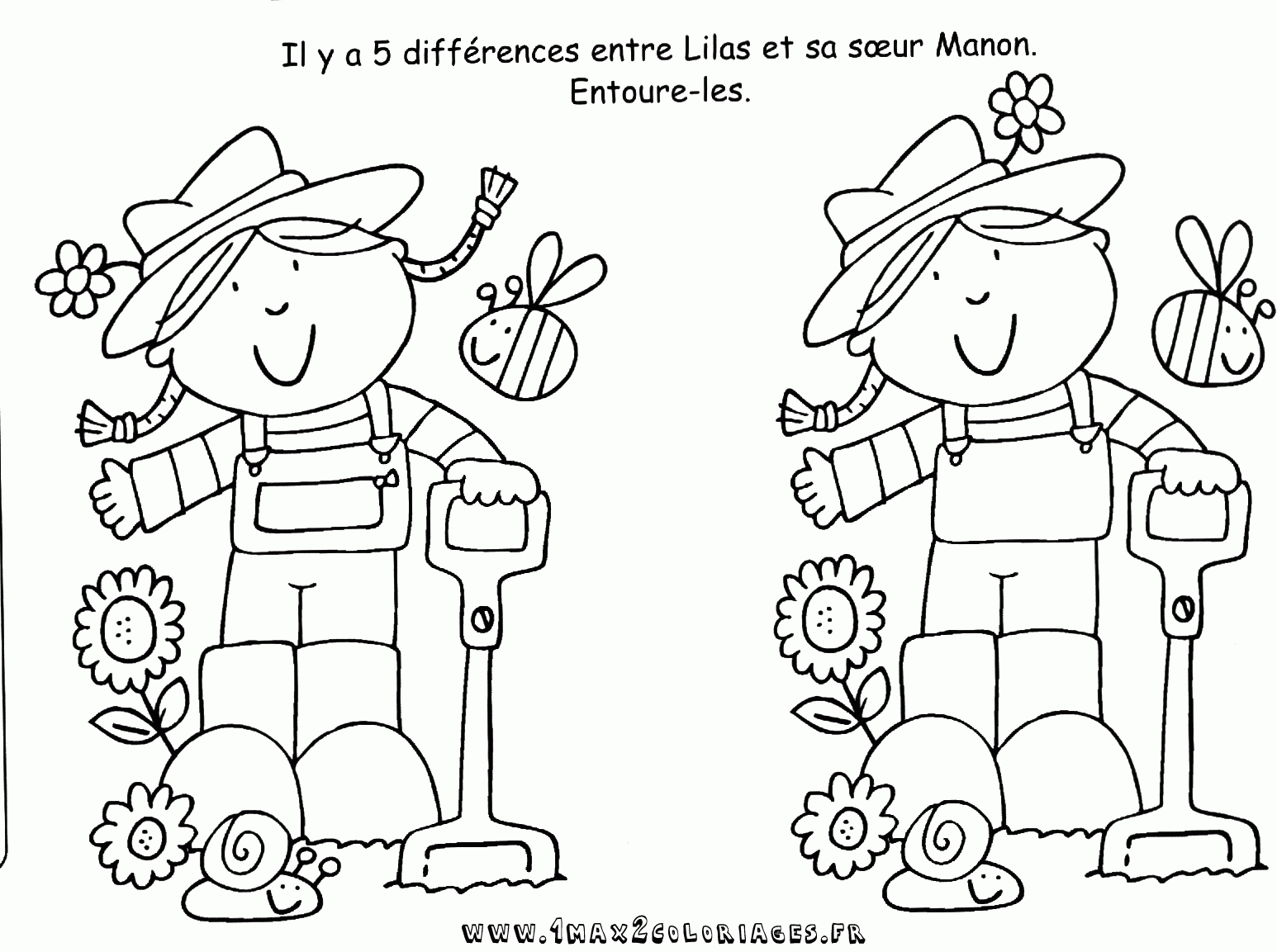 Le Jeu Des 7 Erreurs dedans Les 5 Differences