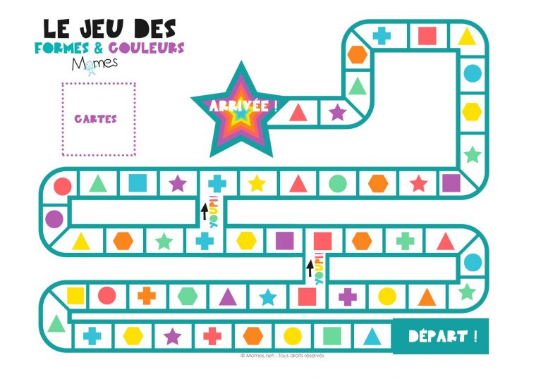 Le Jeu Des Formes Et Des Couleurs (Avec Images) | Jeux A destiné Jeux De Maternelle À Imprimer
