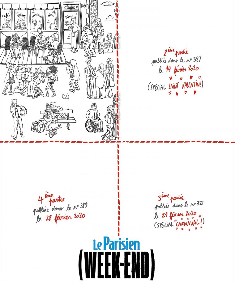 Le Parisien Magazine – Johannatds destiné Coloriage Février