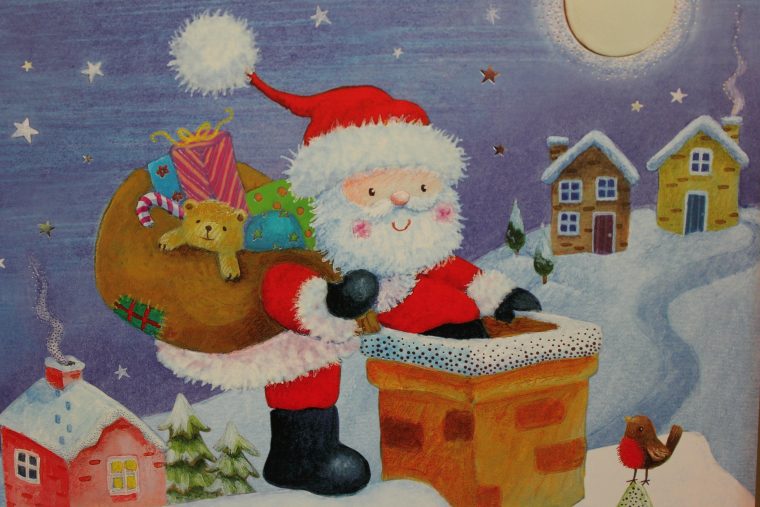 Le Père Noël – Sons Et Images Usborne°° – Le Pays Des Merveilles tout Image Du Pere Noel Et Son Traineau