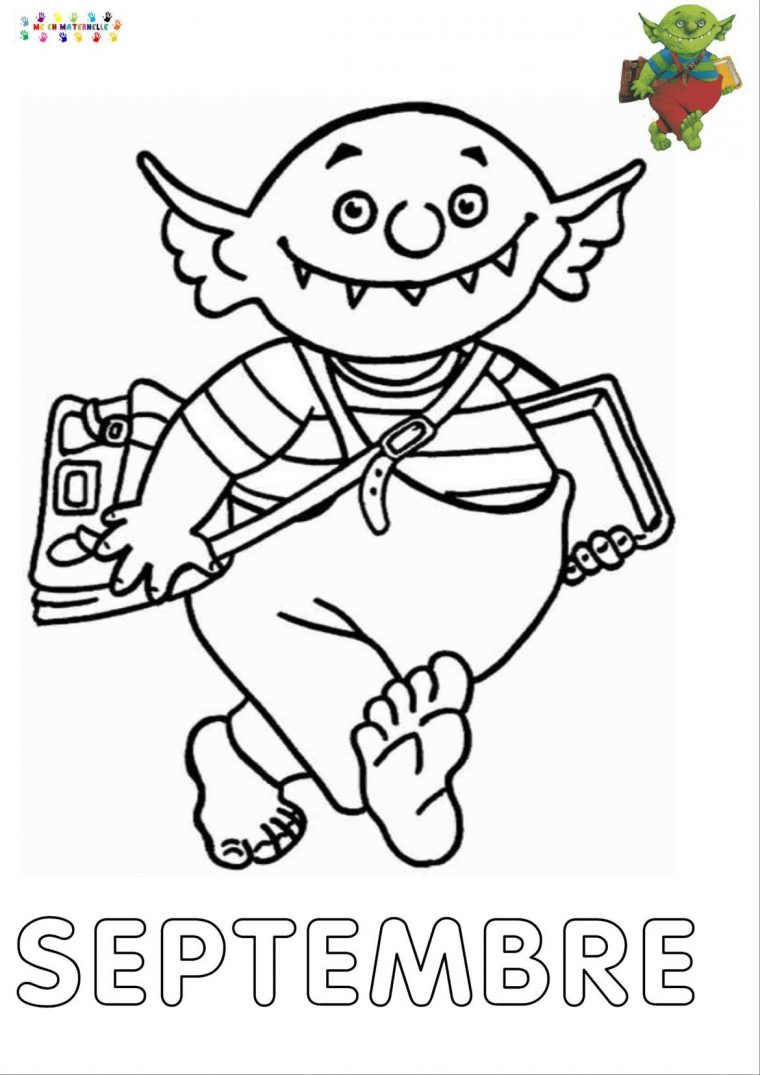 Le Petit Ogre Qui Veut Aller À L'école : Mois De Septembre à Le Petit Ogre Qui Voulait Apprendre À Lire