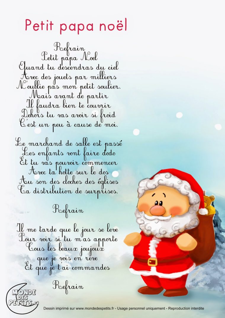 Learn&play – Histoires De Pompoms Wish You A Merry Christmas intérieur Papa Noel Parole