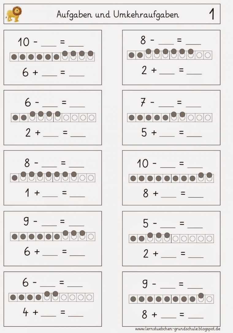 Lernstübchen: Umkehraufgaben (5) | Umkehraufgaben dedans Quiz Musical En Ligne