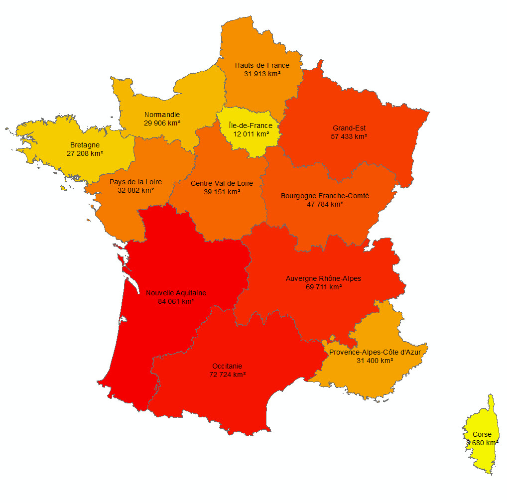 Les 13 Nouvelles Régions Françaises - Paloo Blog dedans Carte De France Nouvelles Régions