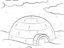 Letter I Is For Igloo Coloring Page From Letter I Category tout Coloriage Igloo