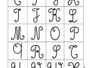 Lettres Majuscules Écriture Cursive | Les Lettres Majuscules pour T Majuscule En Cursive