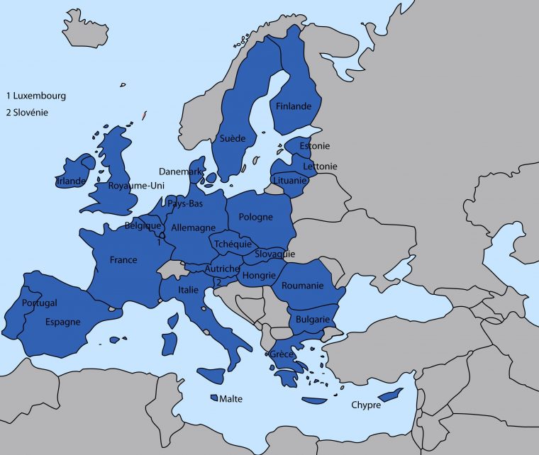 L'europe Expliquée Aux Enfants à Carte Europe Avec Capitales