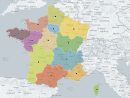 L'ign A Trouvé Le Centre Géographique Des 13 Nouvelles Régions dedans Carte De France Nouvelles Régions