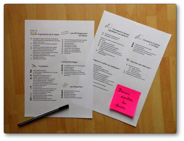 Liste De Choses À Faire Pour Une Rentrée Des Classes Réussie avec Rentrée En Grande Section