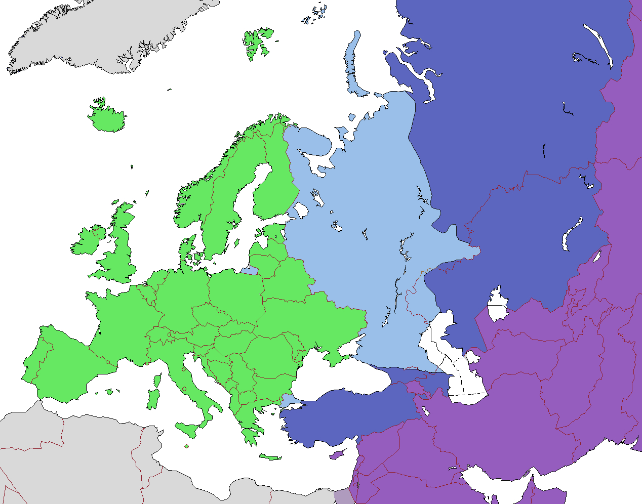 Liste Des Pays D'europe — Wikipédia à Carte Europe Avec Capitales