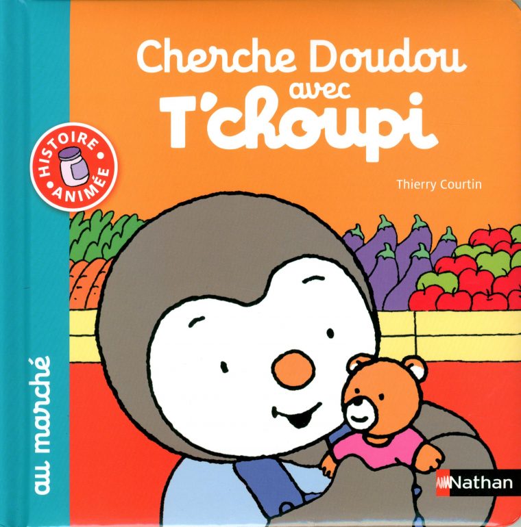 Livre Cherche Doudou Avec T'choupi – Au Marché | Messageries Adp à Tchoupi Au Marché