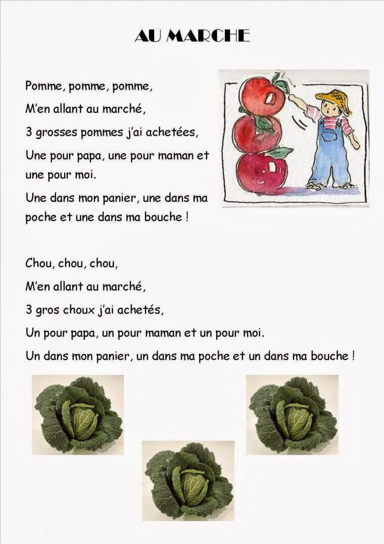 Ma Petite Maternelle | Comptine Fruits, Comptine Et Jeux De serapportantà Chanson Sur Les Fruits Et Légumes
