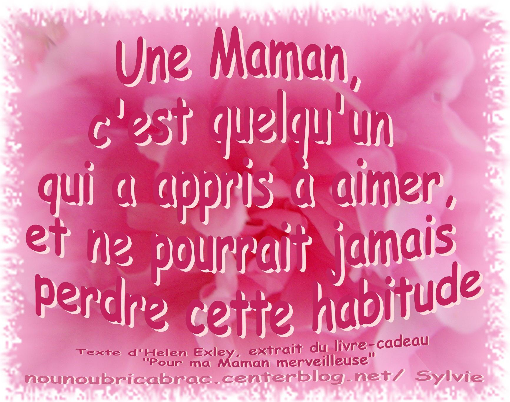 Mamans Je Taime intérieur Texte Maman Je T Aime