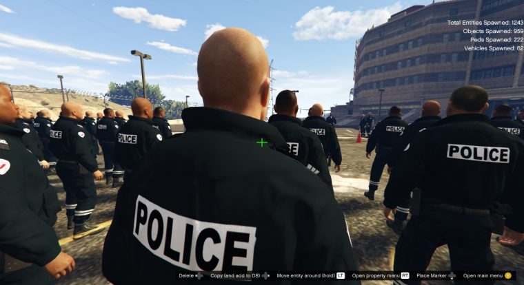Map Ecole Nationale De Police [Menyoo] – Gta5-Mods tout Police Script Ecole