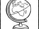 Mappemonde Globe - Kiddicoloriage encequiconcerne Dessin Mappemonde