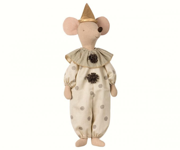 Maus *maxi Mouse, Circus Clown* Maileg avec Etoil Clown