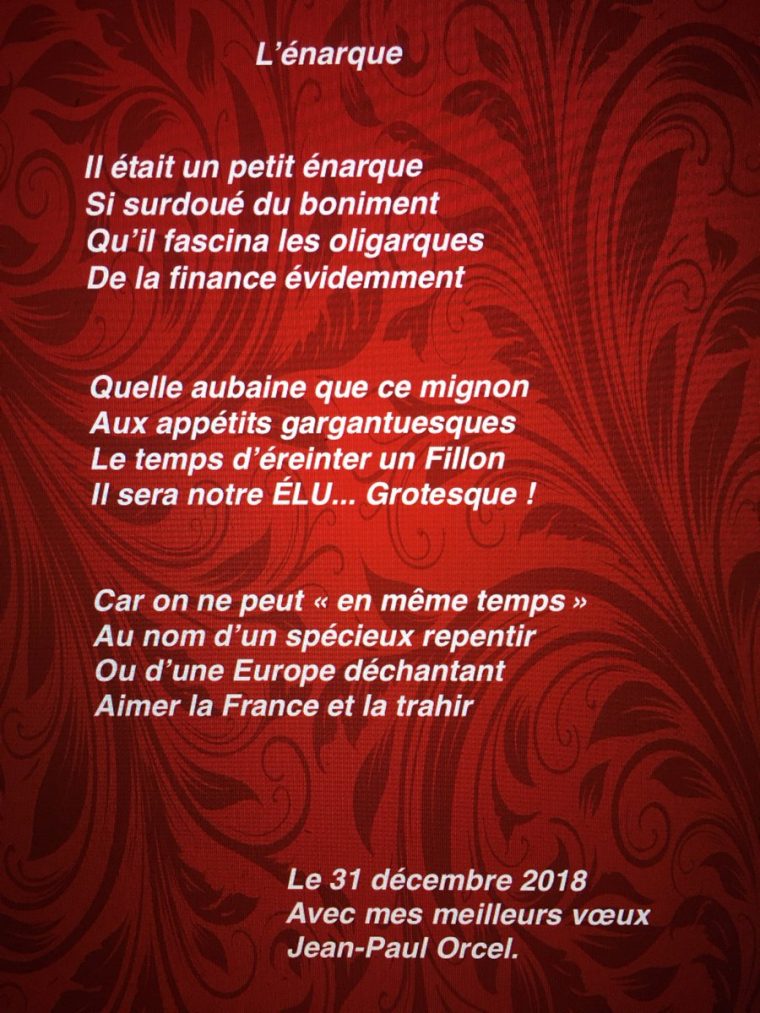 Media Tweets By Jean-Paul Orcel (@jeanpaulorcel) | Twitter serapportantà Poeme Voeux Nouvel An