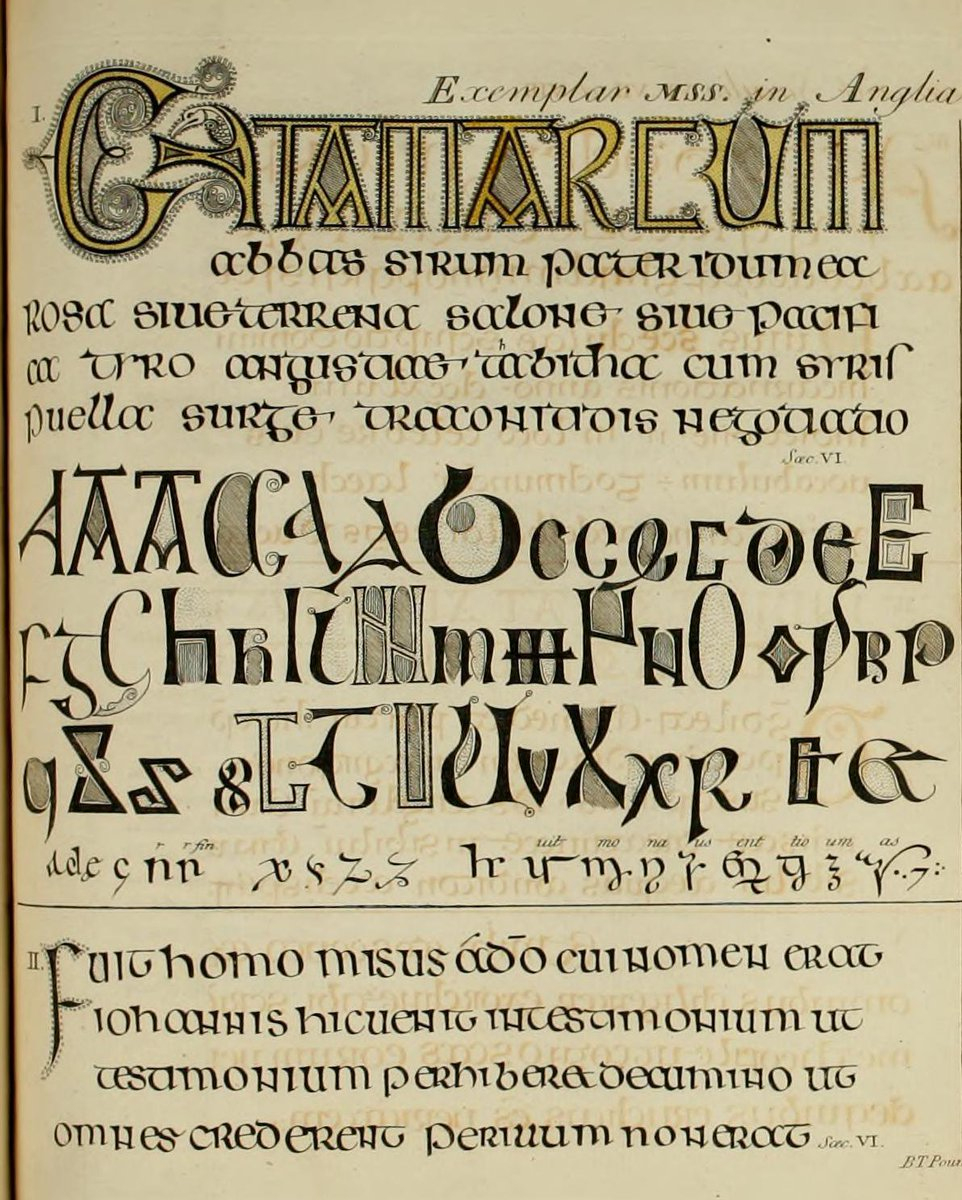Medieval Manuscripts Auf Twitter: &quot;here's The Printed intérieur Majuscule Script