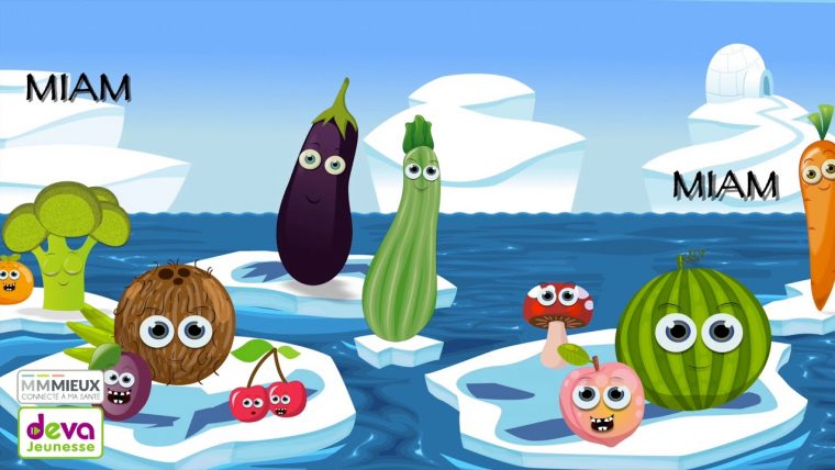 Miam Miam Les Légumes Et Les Fruits – Comptine Pour Enfant à Chanson Sur Les Fruits Et Légumes