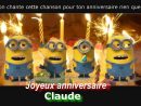 Minions - Joyeux Anniversaire Personnalisé - (Claude à Bon Anniversaire Humour Video
