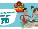 Moroccan Toys Puzzle 3D Mosquée Hassan Ii + Bande Dessinée avec Puzzle Gratuit Enfant