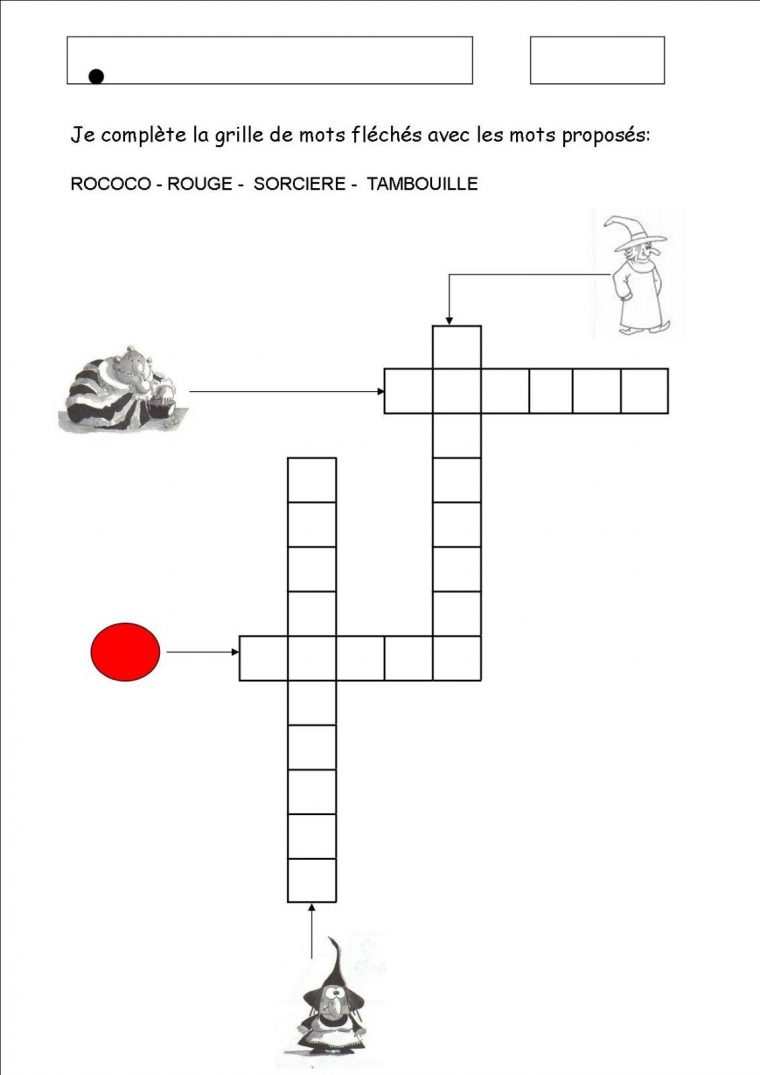 Mots Fléchés Avec La Sorcière Tambouille | Sorcière avec La Sorciere Tambouille